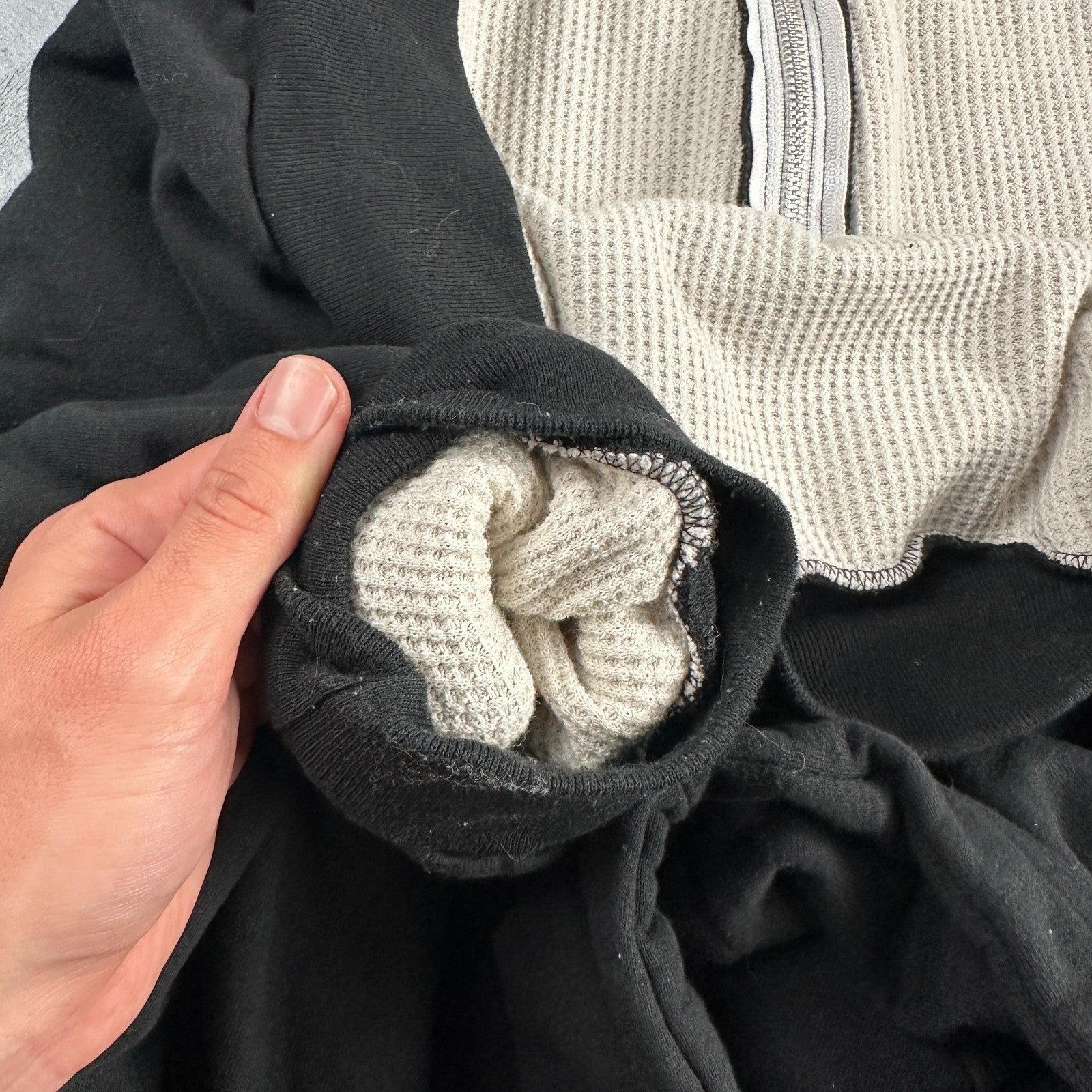 Camber II 2XL Chill-Buster Waffle Knit Heavyweight Thermal Black Double Face VTG