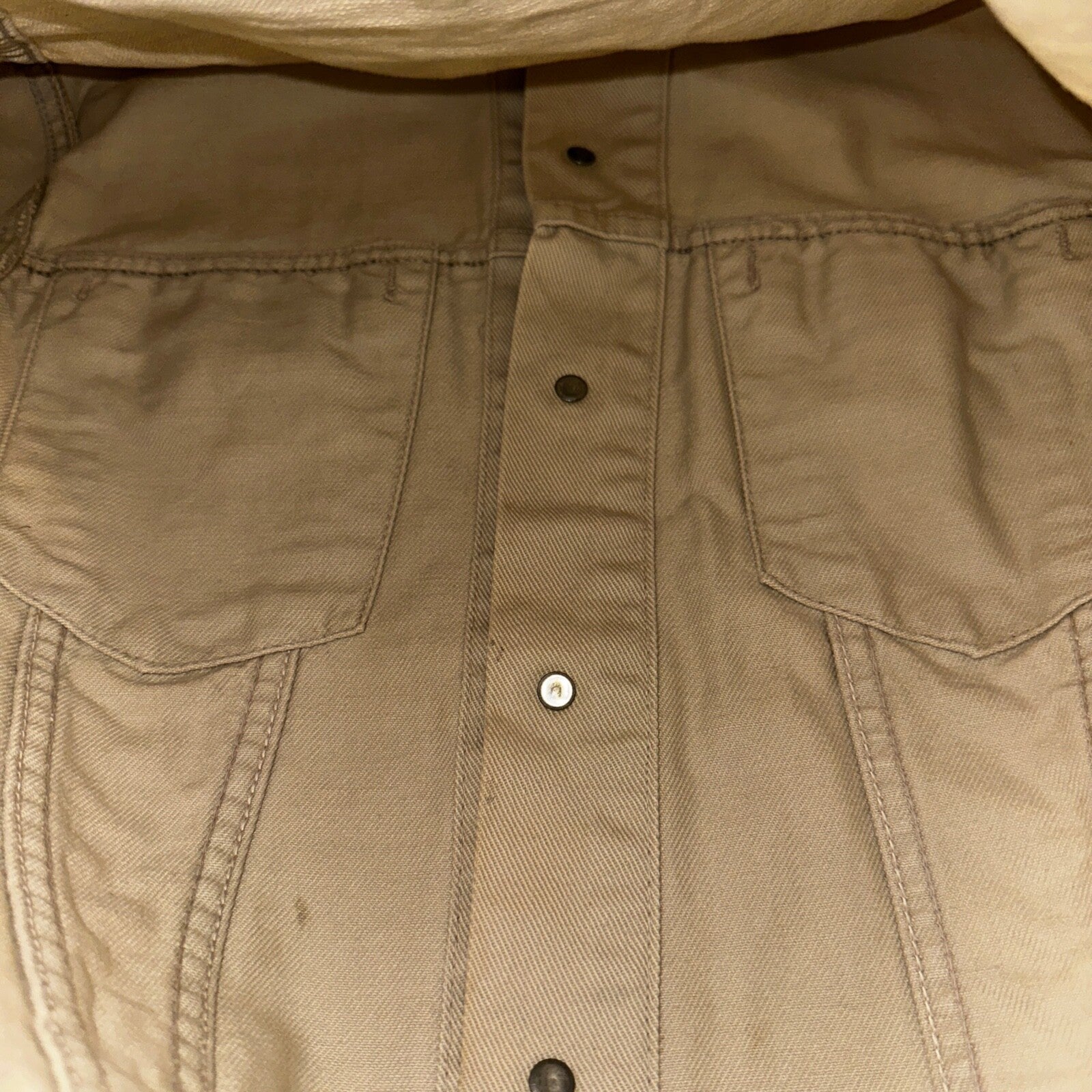 Levis VTG Trucker Jacket 557 Big E Type 3 1960s 60s 70518 1022 White Denim 2