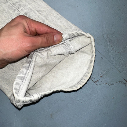 Levis 501 Vintage 90s USA XX Straight Leg Jeans 31x30 Gray Light Wash Act 31x29