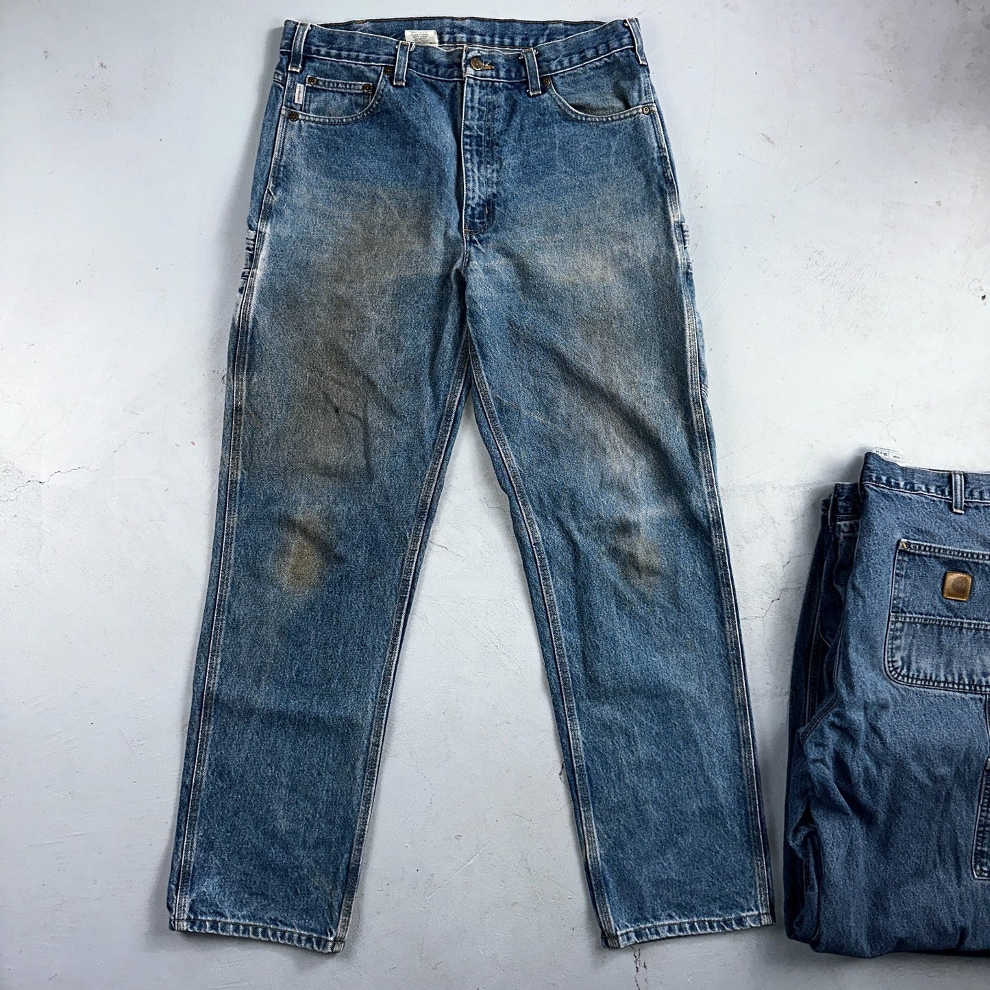 Carhartt B171 B13 DST Carpenter Jeans Relaxed Faded Pants 36x34 Lot of 3