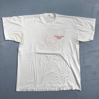 Orange Bowl Parade Miami Florida 90s VTG T Shirt Screen Stars 1995 Art Fun Music