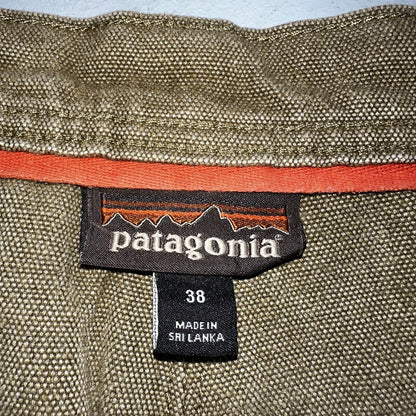 Patagonia Iron Forge Hemp Canvas Double Knee Brown Pants Mens 38 X 31 55296 40
