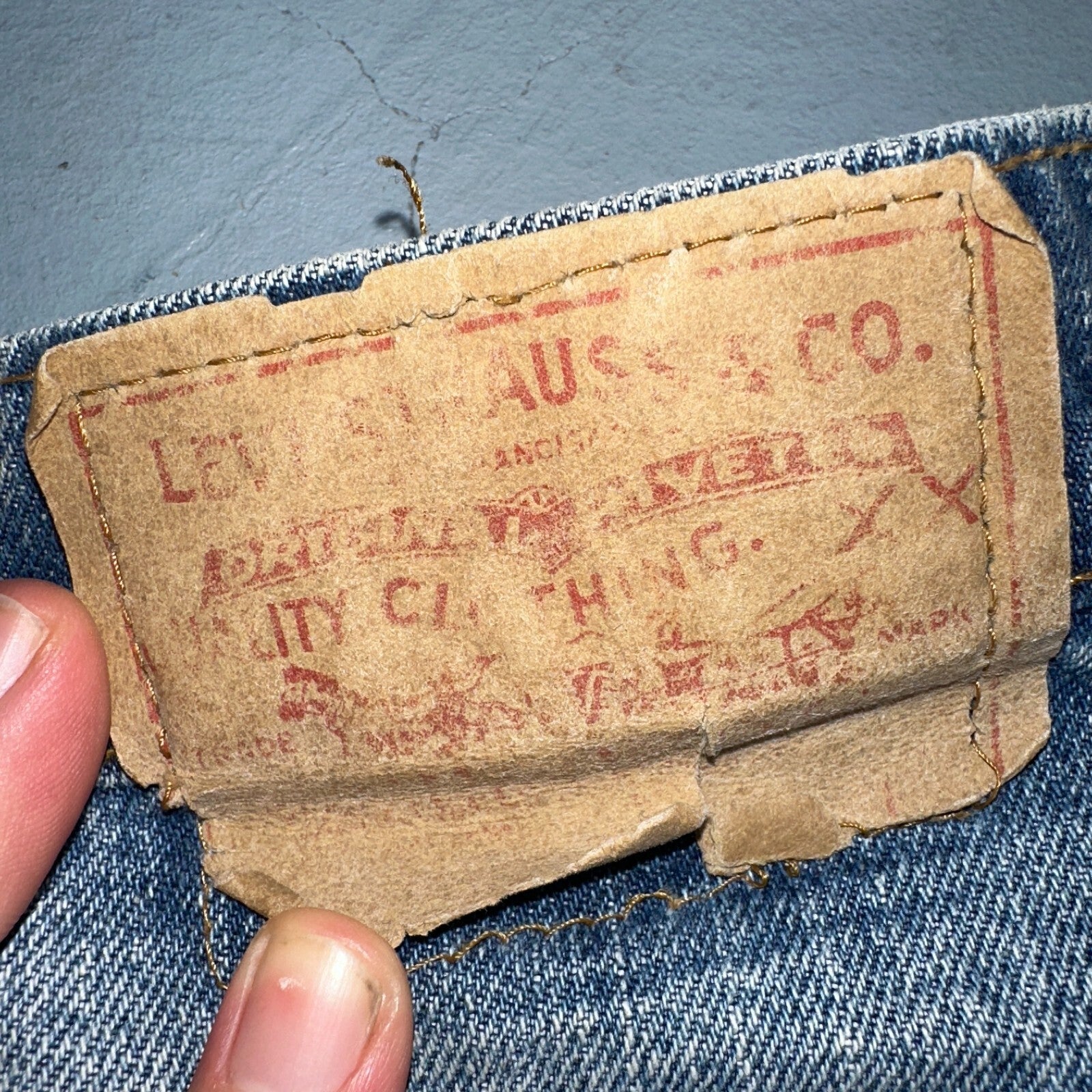 Levis 517 Vintage 70s SS USA Red Tab Bootcut Flare Blue Jeans Talon Act 29x32