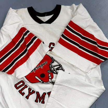 Champion Sprague Olympians VTG T Shirt Football Jersey Salem Keizer Oregon 80s