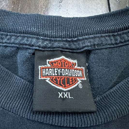 HARLEY DAVIDSON USA VTG T Shirt Salem Oregon Walkers Cycle Bike 90s Y2K Faded