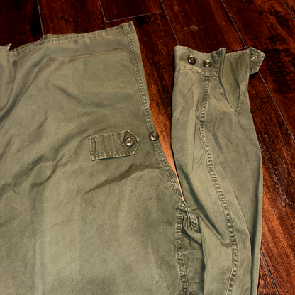 Vintage USMC 60s Vietnam US Army Military M-65 Field Coat Jacket Stencil DSA