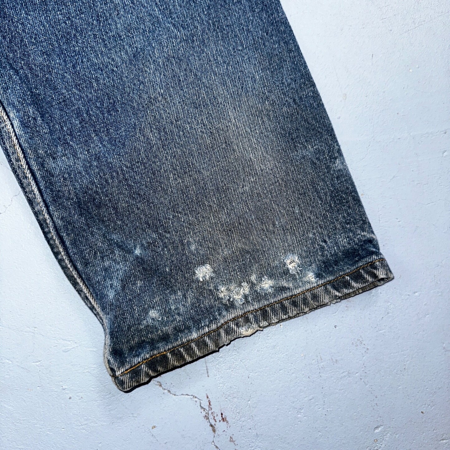 Levis 501 Vintage 90s Mexico Straight Leg Jeans 36x30 Y2K Med Wash Act 33x27