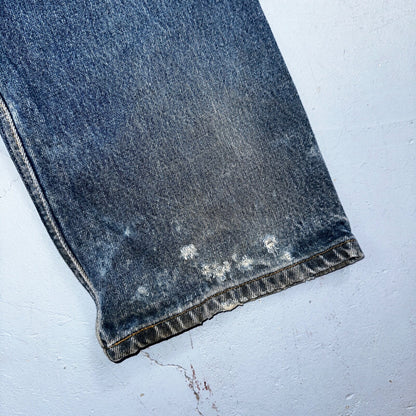 Levis 501 Vintage 90s Mexico Straight Leg Jeans 36x30 Y2K Med Wash Act 33x27