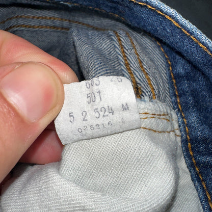 Levis 501 Vintage 80s Redline Selvedge USA XX Jeans Med Wash 48x30 Act 44x25