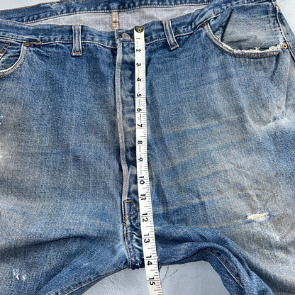 Levis 501 Vintage 70s SS Redline Selvedge USA XX Jeans Med Wash 48x30 Act 44x27