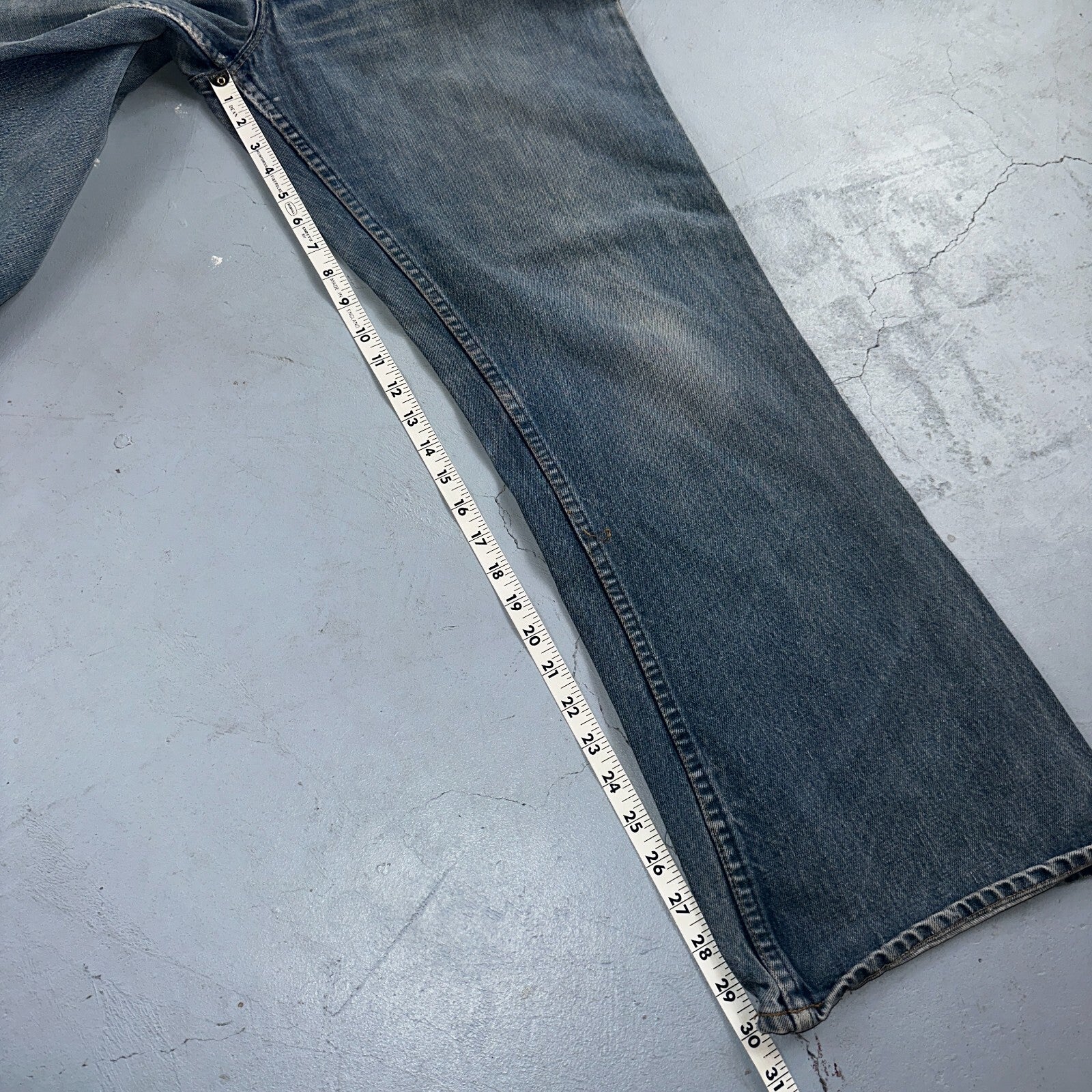 Levis 646 Vintage 70s USA Orange Tab Bootcut Flare Blue Bell Bottom Jeans 40x30