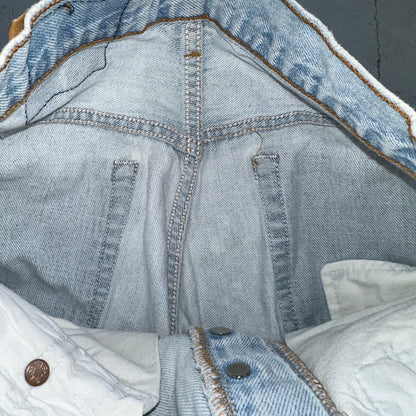 Levis 501 Vintage 90s USA XX Straight Leg Jeans Blue Light Wash 30x34 Act 28x29