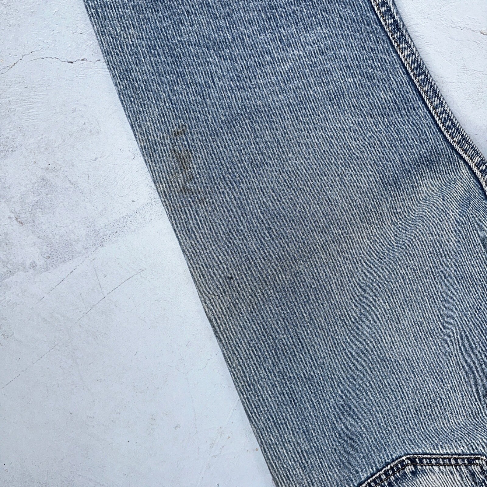 Levis 501 Vintage 90s USA XX Straight Leg Jeans Blue Light Wash 34x30 Act 31x29