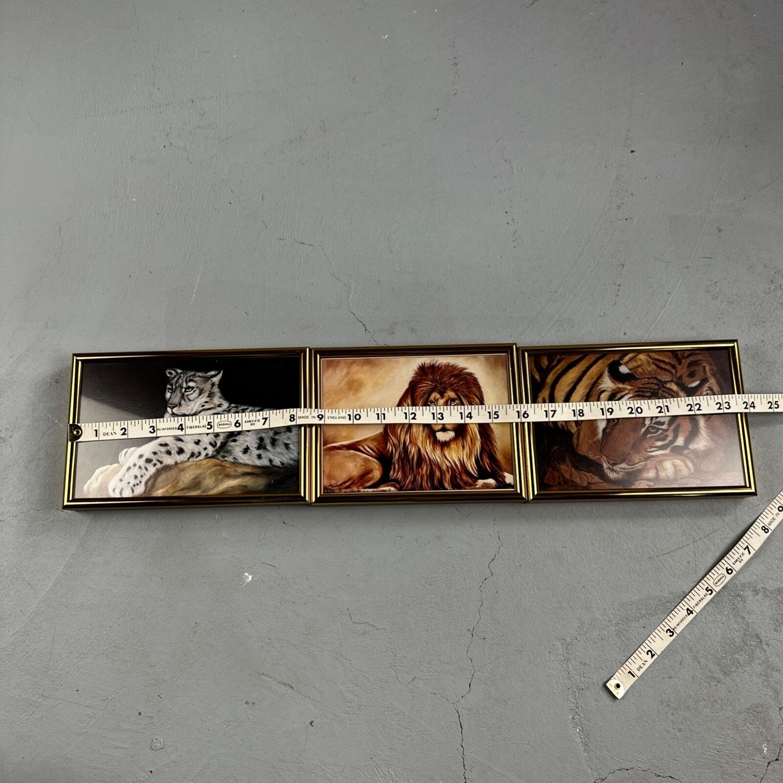 Home Interiors Tiger Framed Picture Toni Woolsey Local Oregon Artist Cats