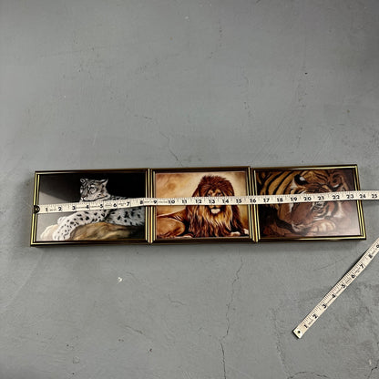 Home Interiors Tiger Framed Picture Toni Woolsey Local Oregon Artist Cats