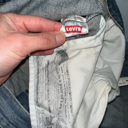 Levis 501 Vintage Y2K XX Straight Leg Jeans Blue Med Wash 36x30 Act 35x29