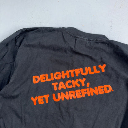 Hooters Beaverton Oregon Long Sleeve Y2K VTG T Shirt Tacky Black PDX Graphic