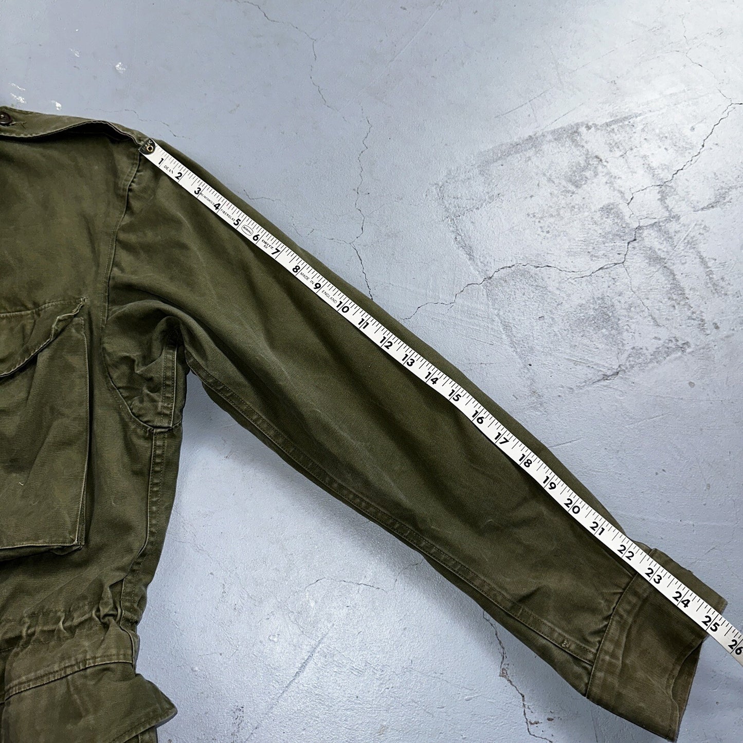 Field Jacket Post WWII Korean War M1950 Coat 1950s 50s OG107 M65