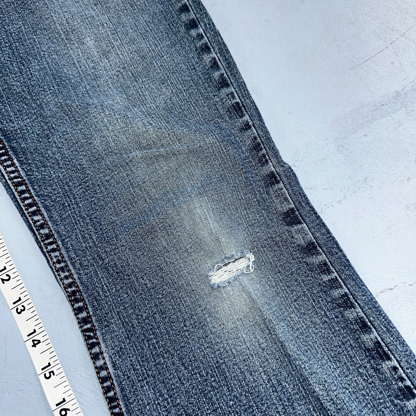 VINTAGE Cruel Girl Jeans Womens 9 Long Regular Low Rise Wide Leg Med Wash Denim