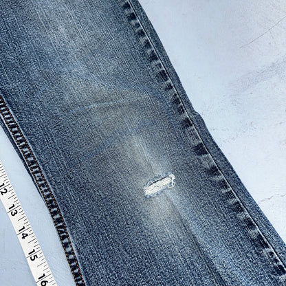 VINTAGE Cruel Girl Jeans Womens 9 Long Regular Low Rise Wide Leg Med Wash Denim