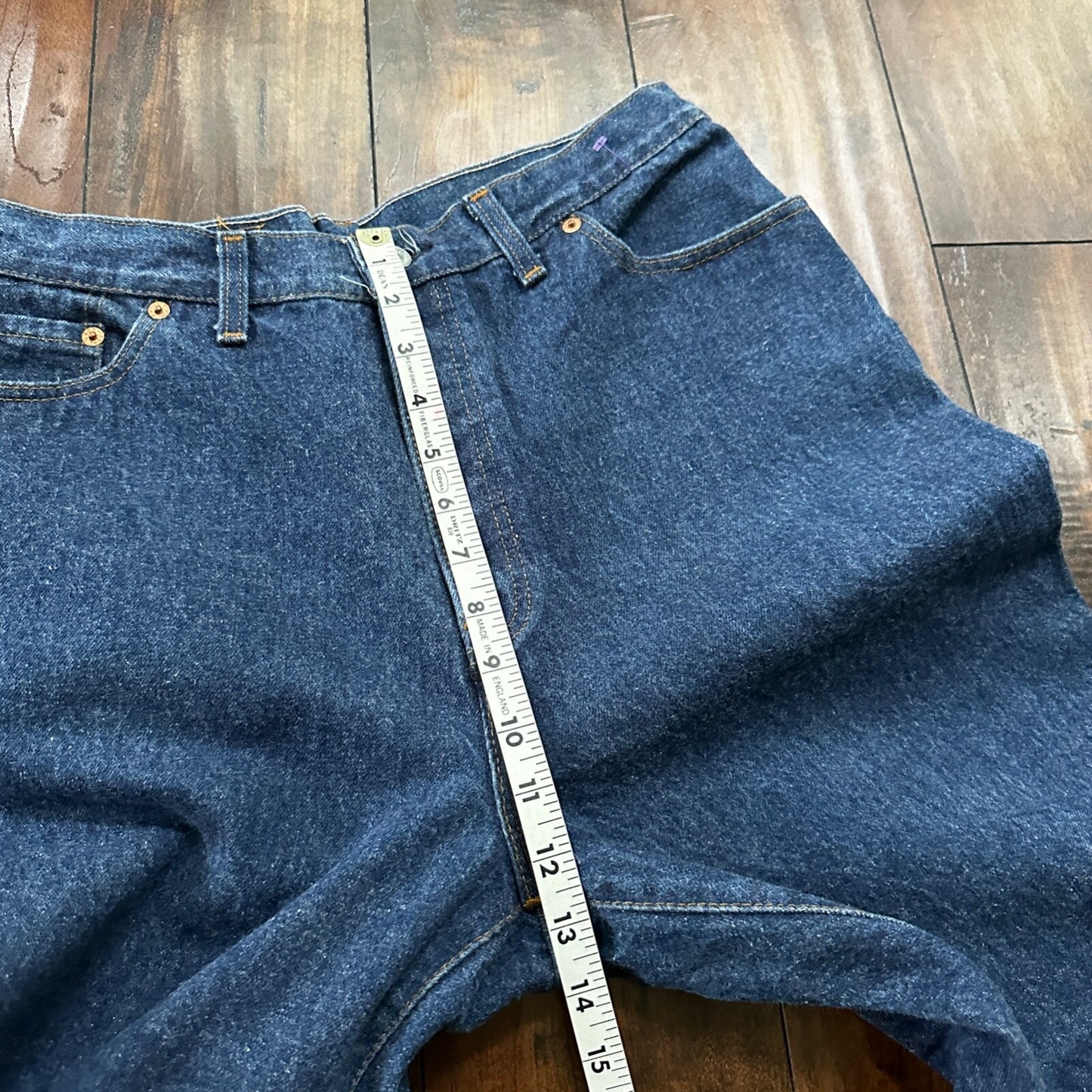 Vintage Levis 501 Jeans Womens 28x28 Denim USA Dark Wash Tapered 18501-0115