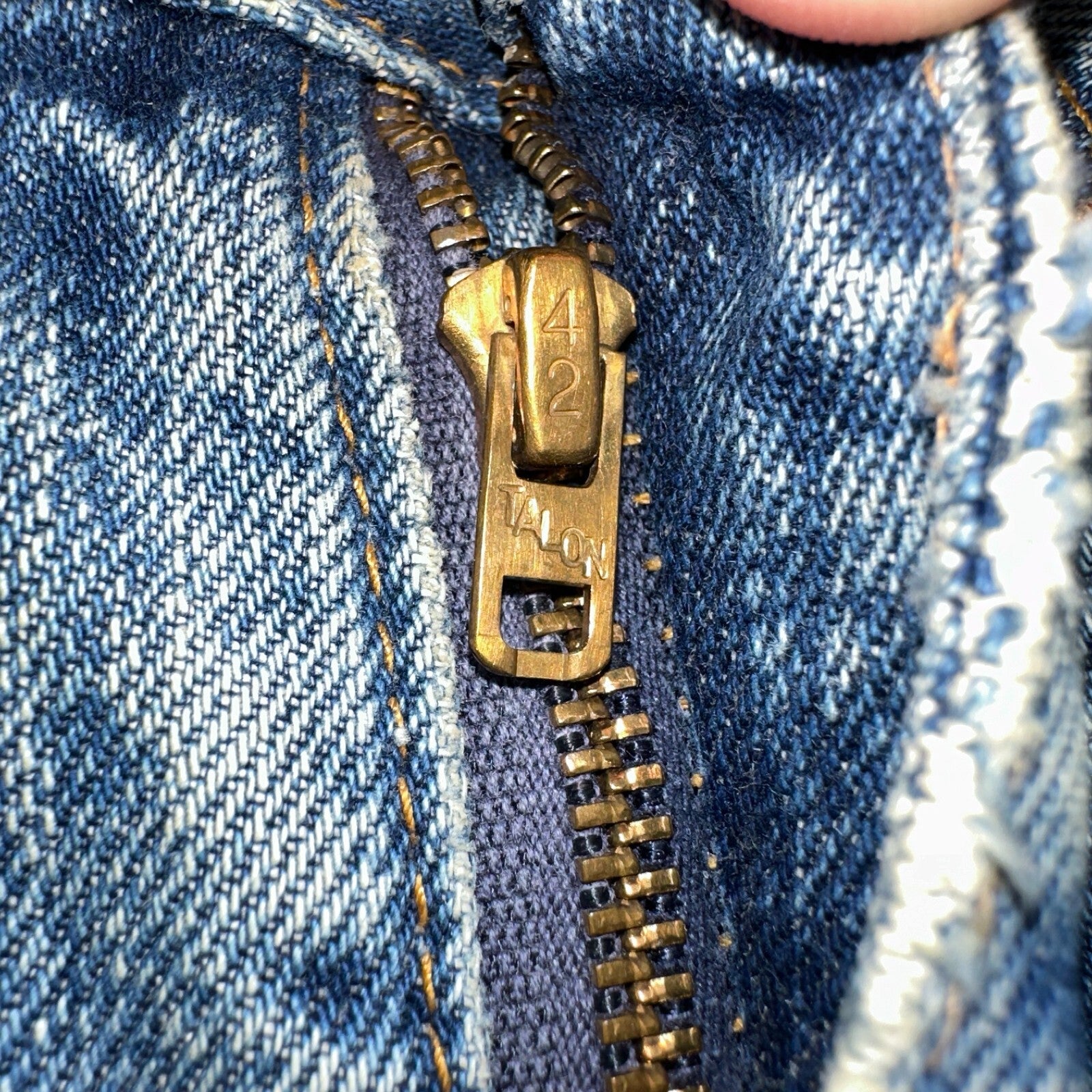 Vintage LEVIS 505 Jeans Big E 1960s Denim 30x26 USA 60s 501 502 Talon Zipper