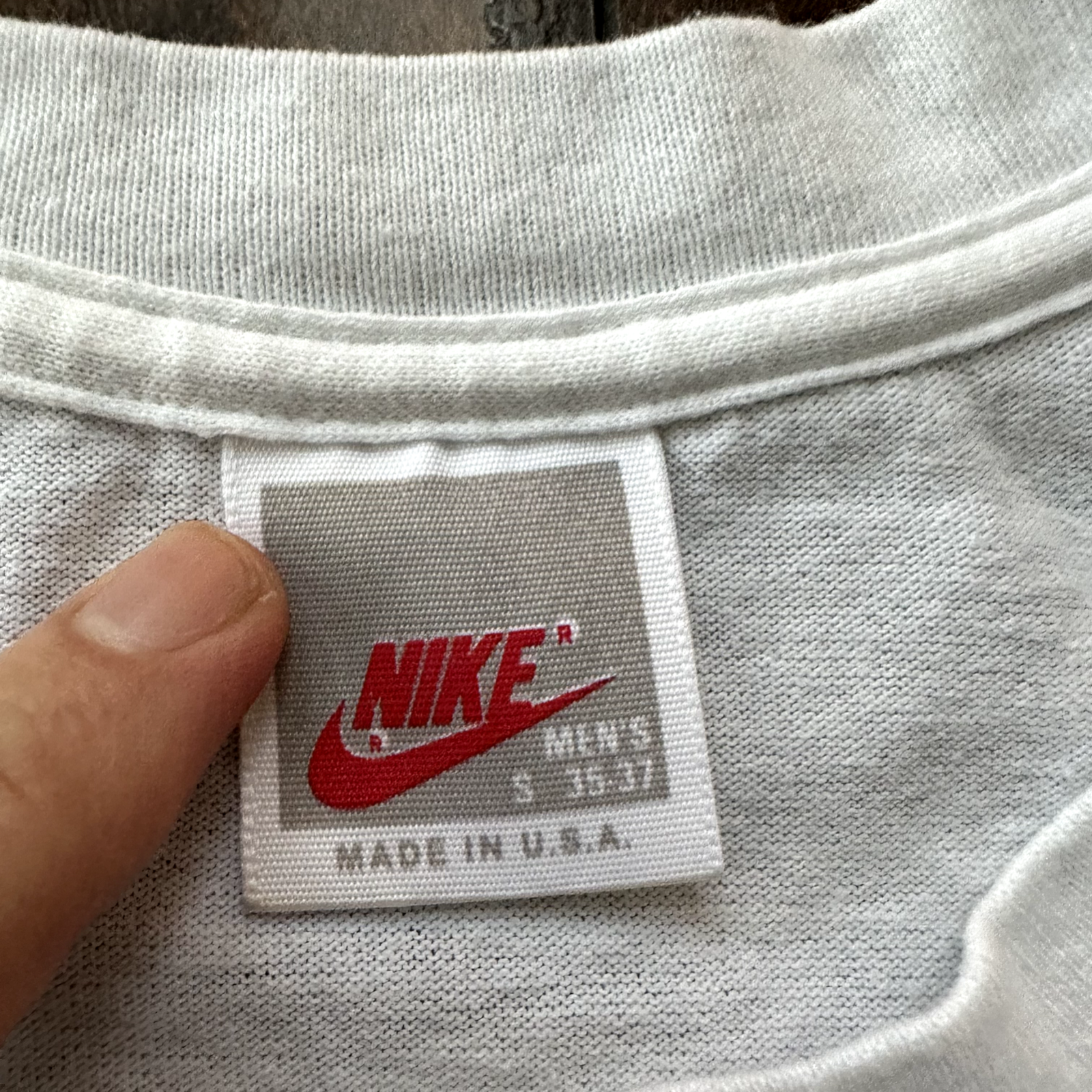 Nike License Plate California Vintage T Shirt USA 80s Grey Tag Rare Travel Rap