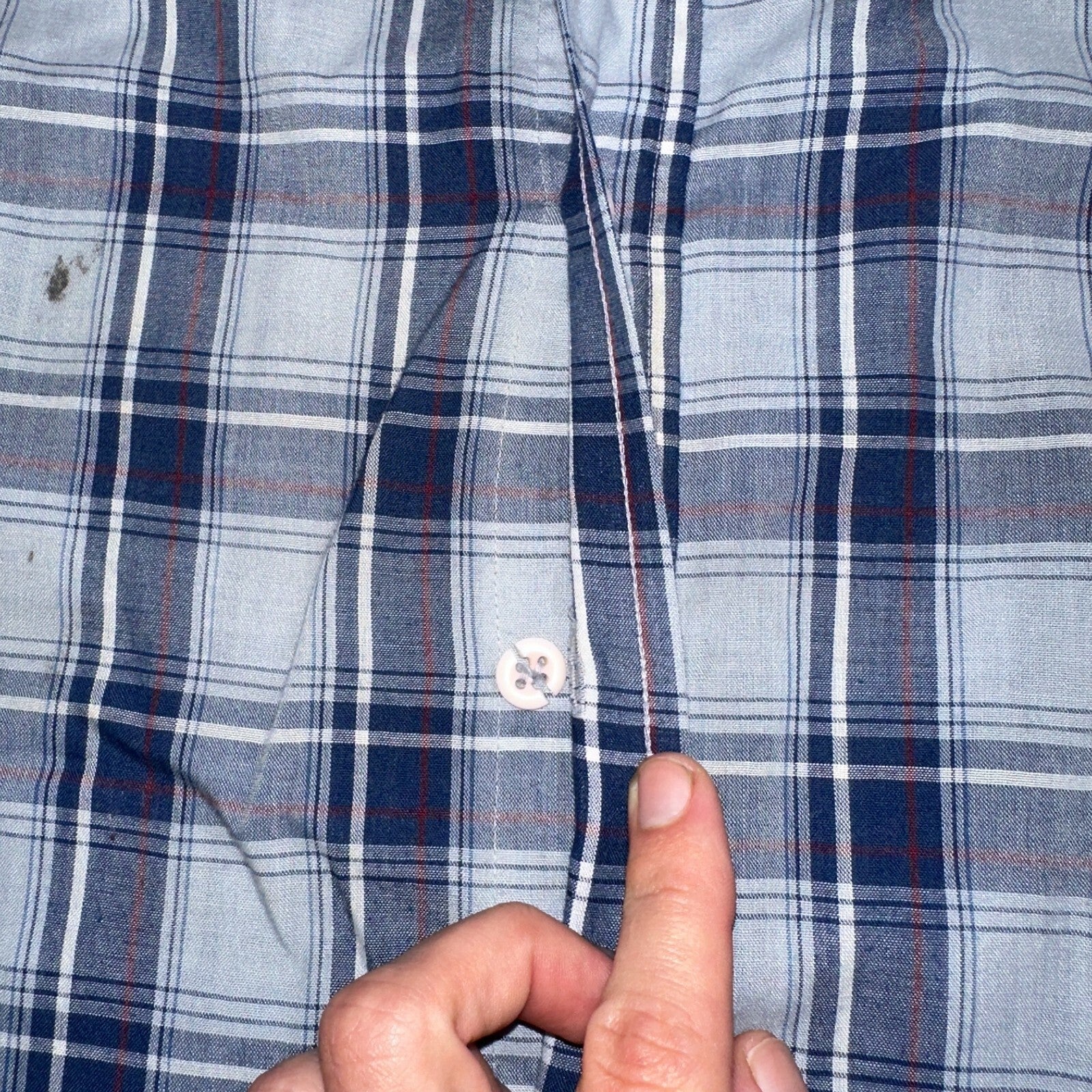 Levis VTG 1980s Pearl Snap Button Shirt Mens L Plaid 80s Cowboy Shirt Korea SS