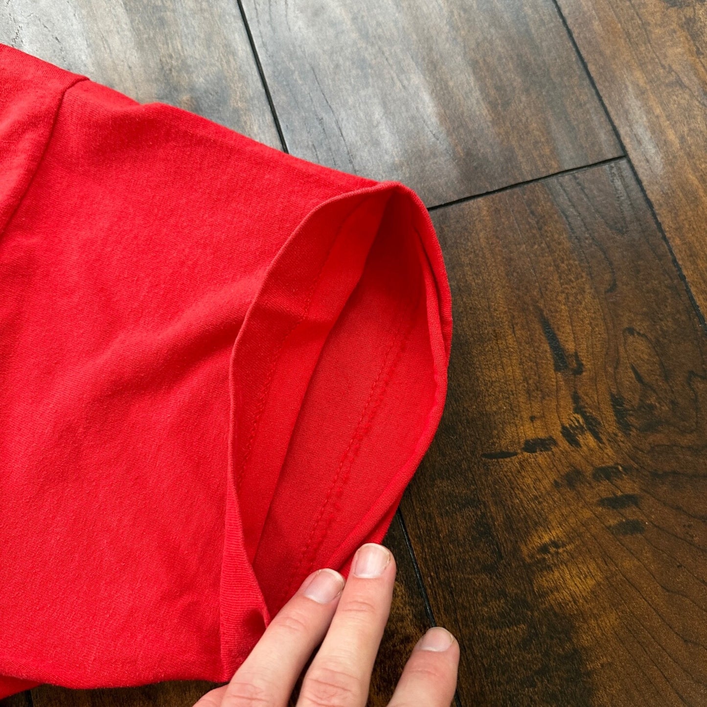 Dogs Howling At The Moon 90s Vintage T Shirt Red Cool Animals Love Cute Wolf