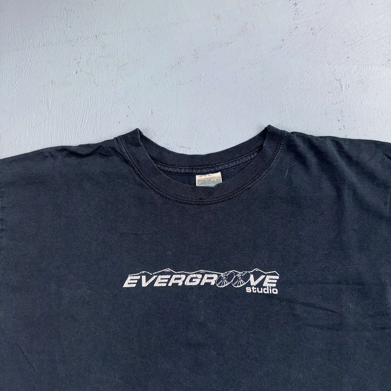 Evergroove Studios Rare Y2K VTG T Shirt Colorado Music Band Production Grammy
