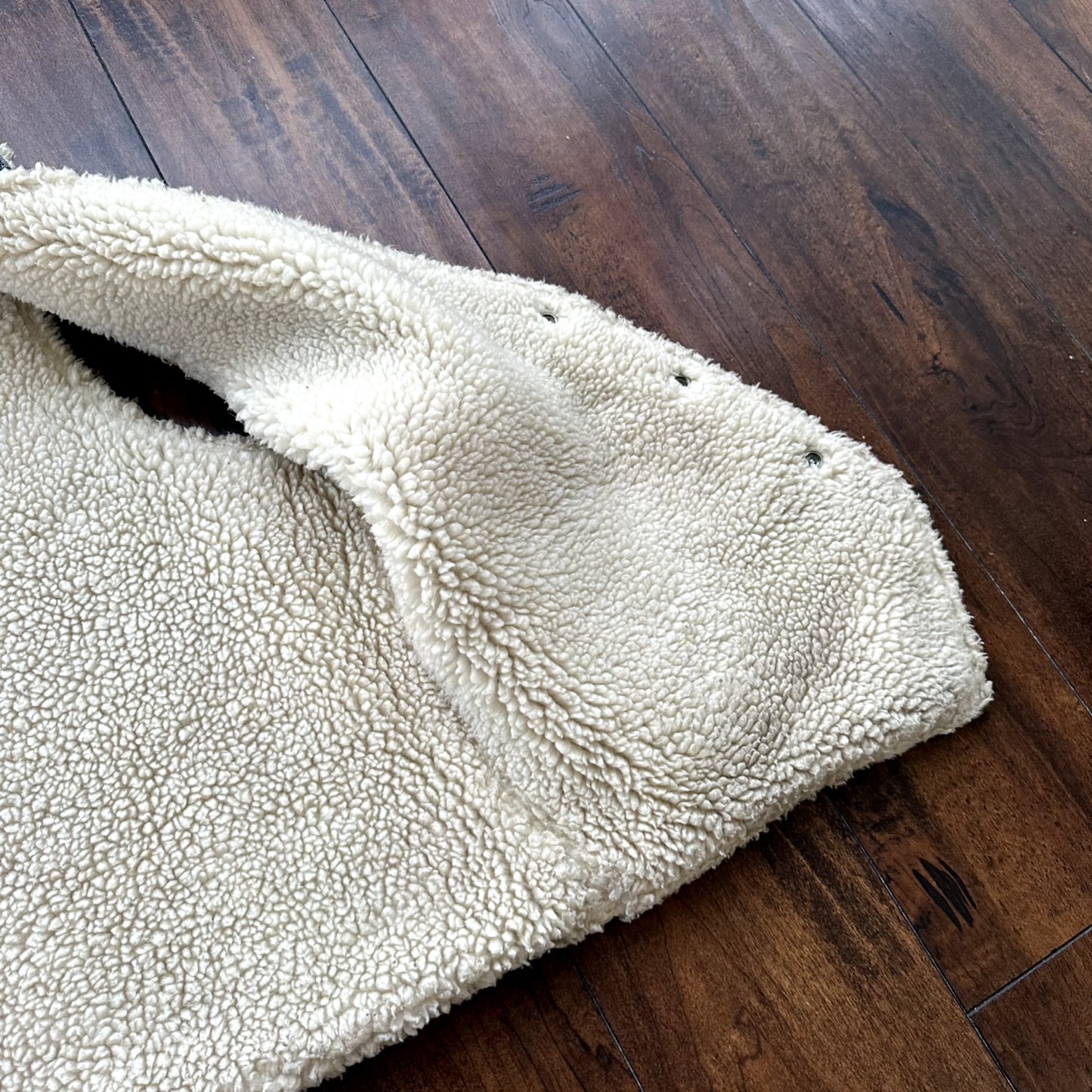 Vintage Levis Denim Sherpa Lined Vest Blue Jean Jacket 70s Orange Tab Medium