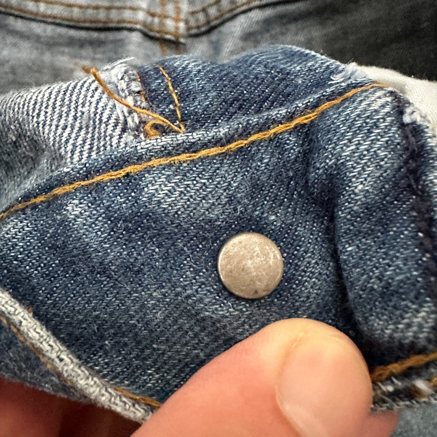 VTG Sears Put On 70s Pants 32x33 501 Bell Bottom Flare Rockabilly Cowboy 28x31