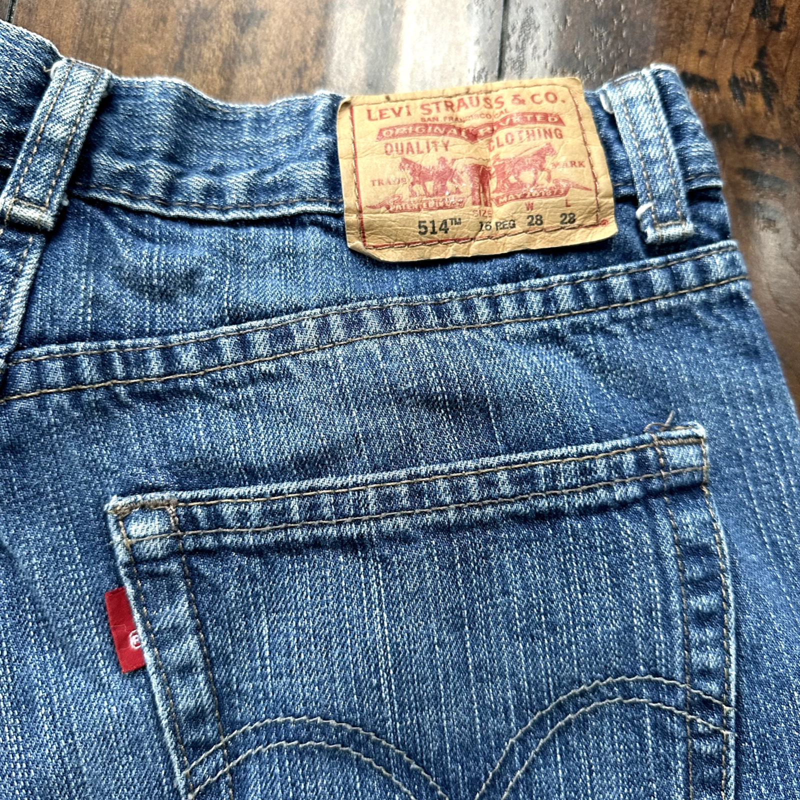 Levis 514 Womens Jeans 16 Reg Straight Leg Denim Flat Front Vintage Y2K 28x28