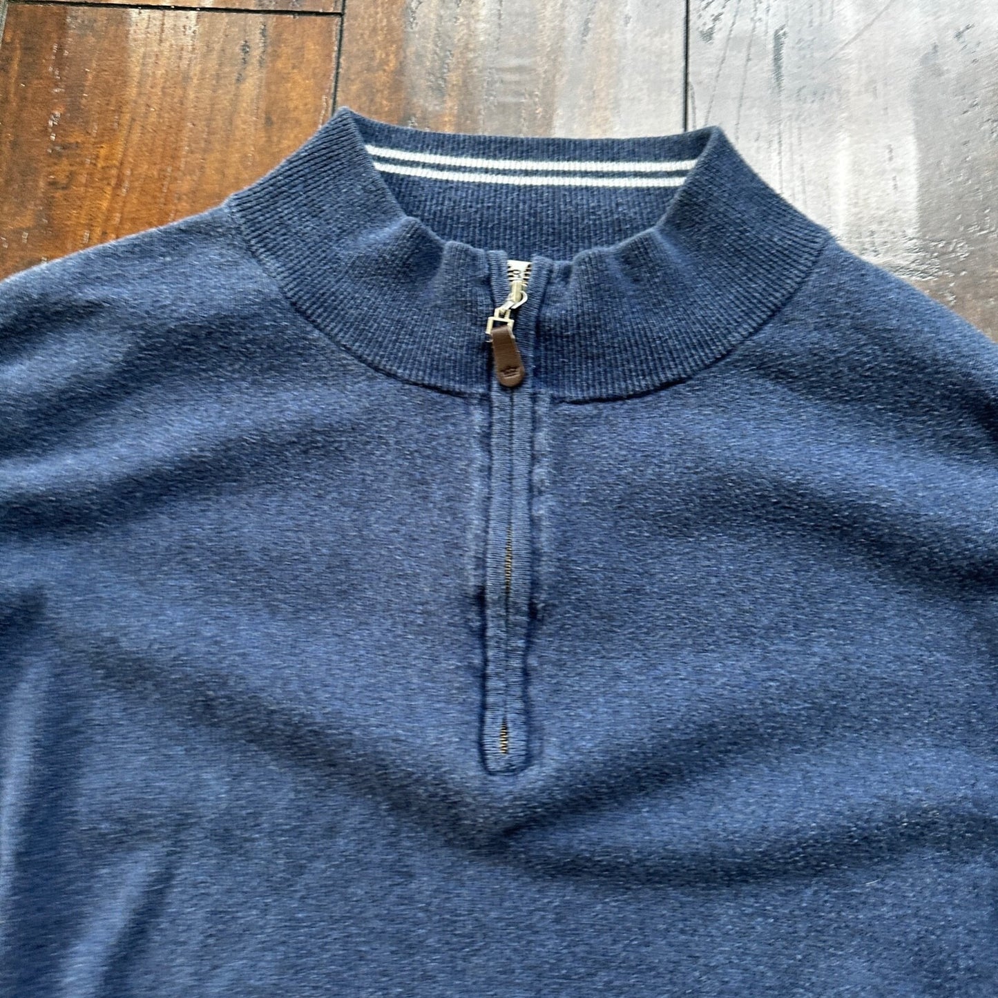 Peter Millar Sweater Men XL Crown Soft Cotton Cashmere 1/4 Quarter Zip Pullover