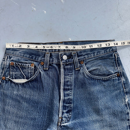 Levis 501 Vintage 80s Redline Selvedge USA XX Jeans Skinny Tailored Act 28X29