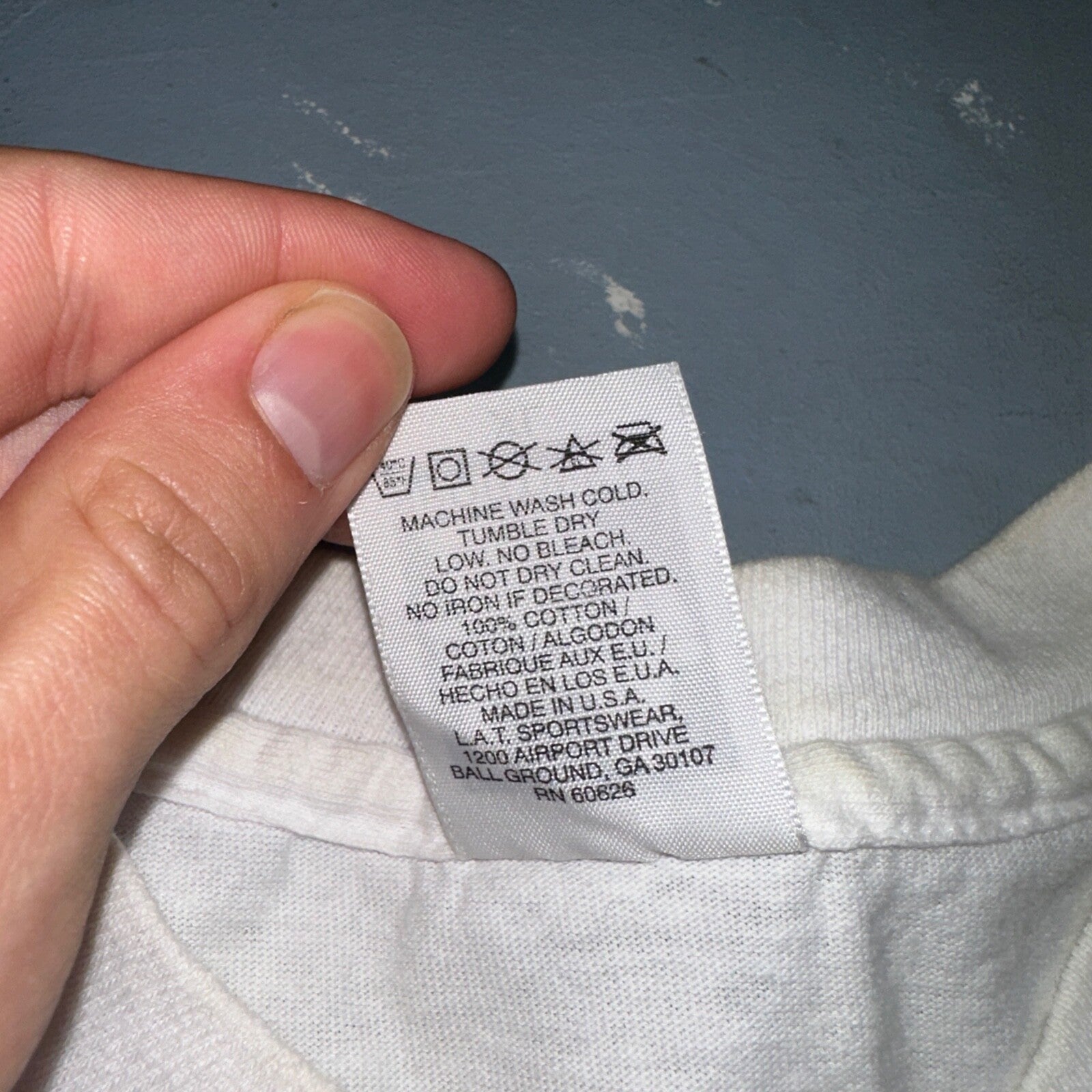 USA Flag American Flag VTG T Shirt LA Sportswear Custom Glitter One Of A Kind