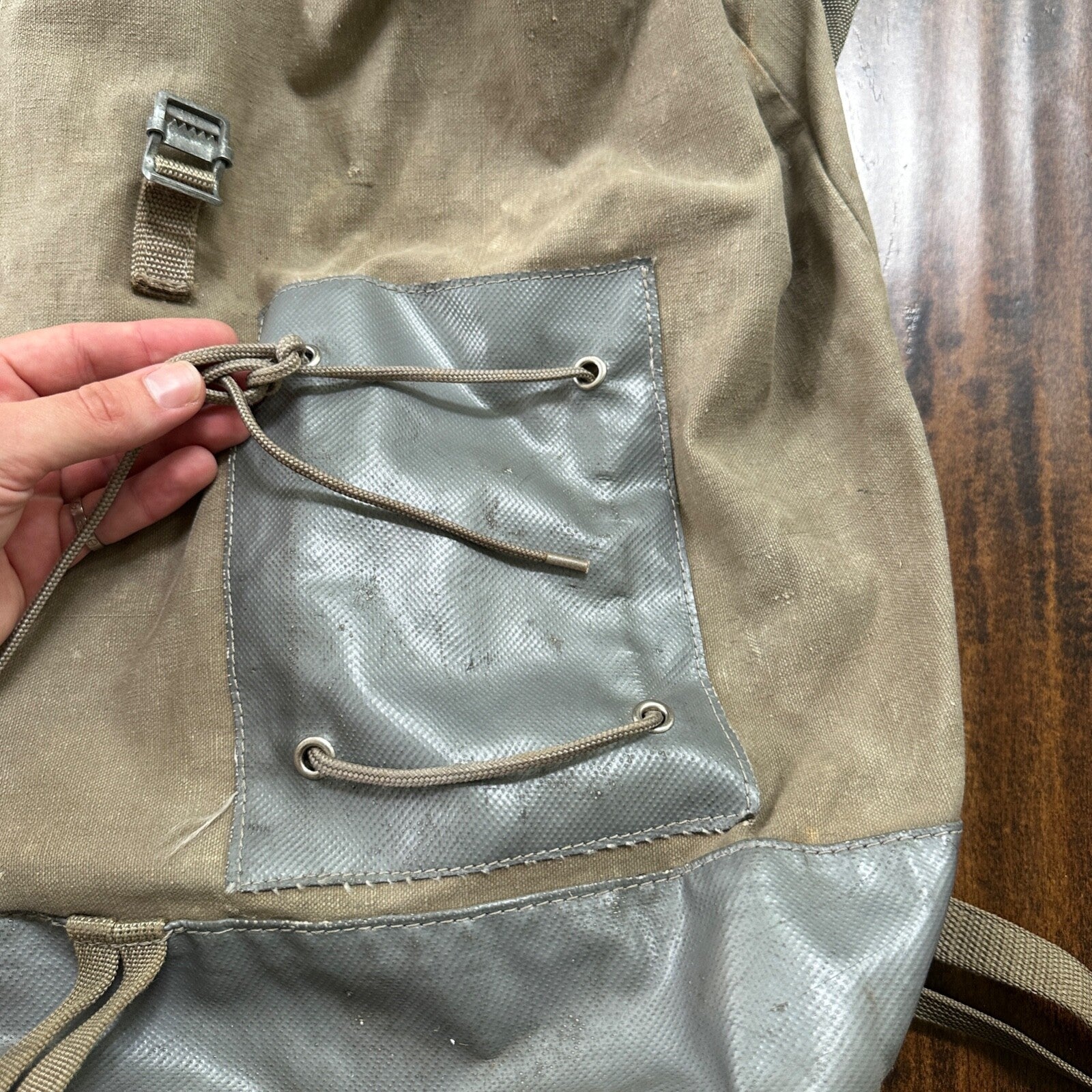 Millet Le Sherpa Mountain Hiking Rucksack Walter Bonatti 1950's Canvas Bag 50s