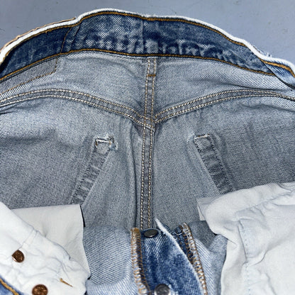 Levis 501 Vintage 90s Mexico Straight Leg Jeans 34x36 Y2K Light Wash Act 31x31
