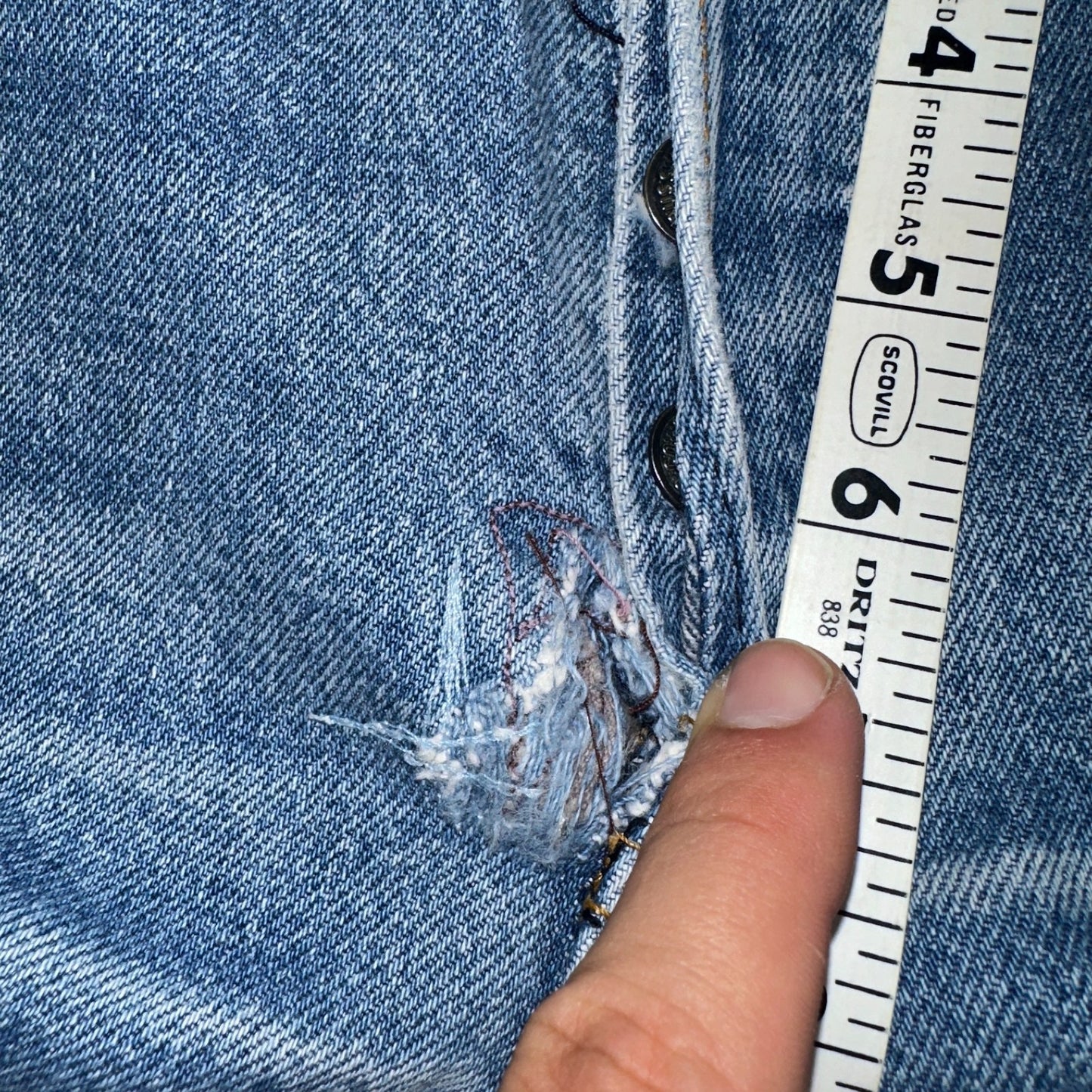 Levis 501 Vintage 80s USA XX Womens Jeans Blue High Rise Tapered 17501 25x27