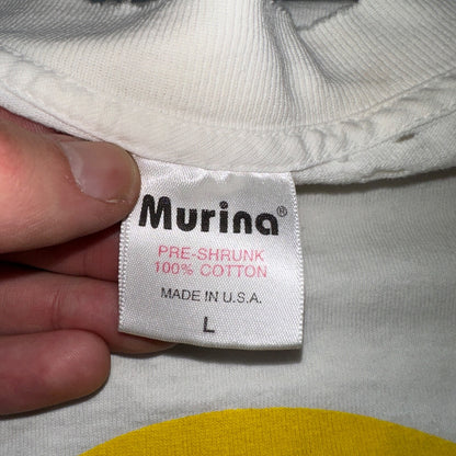 Superman Concrete Man Funny VTG T Shirt 90s USA Spin Off Marvel Construction Rap