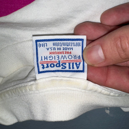 Sunriver Golf Clubs 90s USA VTG T Shirt Colorful Art Picture Graphic Mens Game