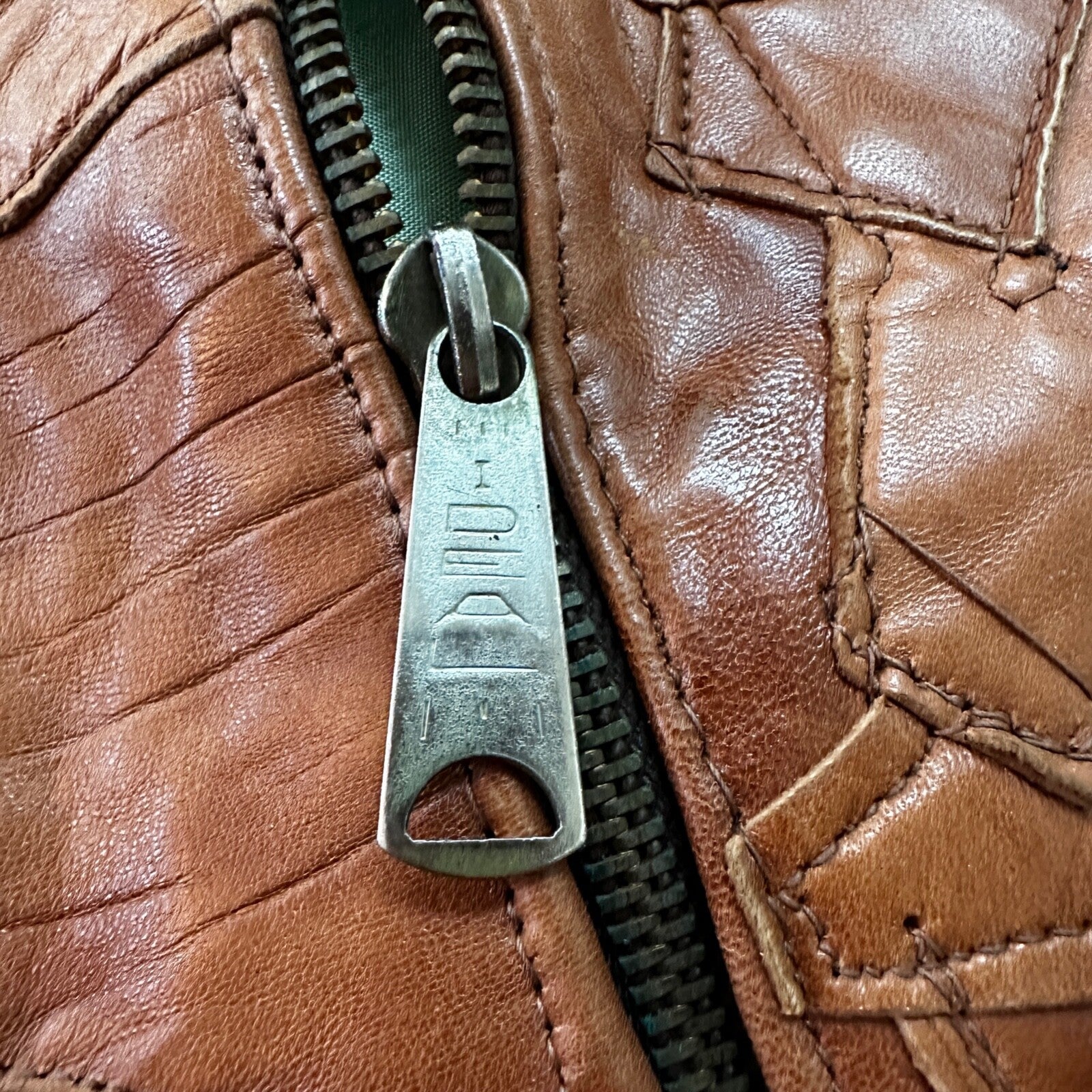 Vintage American Tourister Garment Suit Bag Leather Brown Hangers Cover VTG 40s