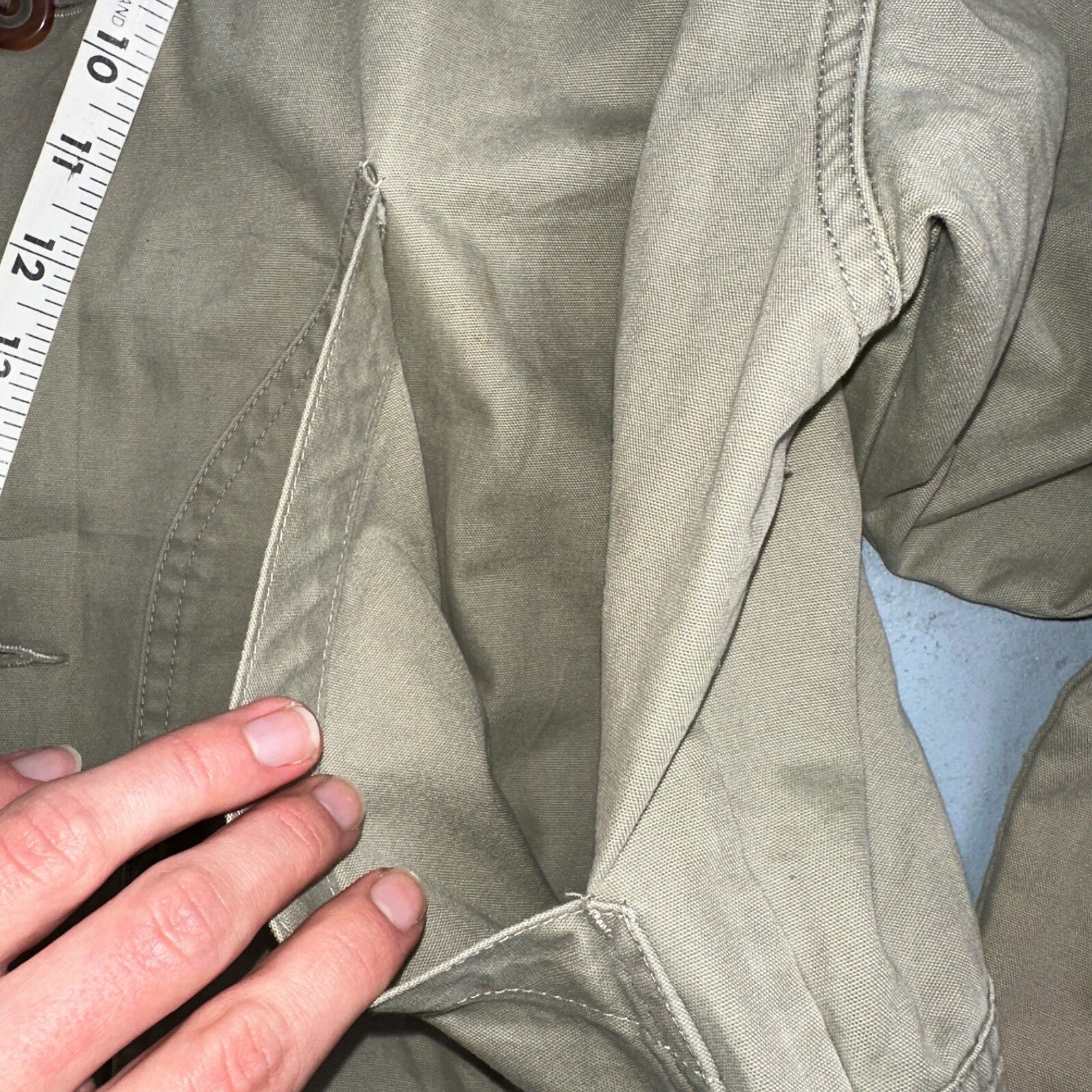 Eddie Bauer Jacket Mens M Tan Brown Chore Barn Field Coat Canvas Outdoor VTG