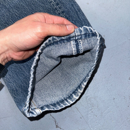 Levis 501 Vintage 90s USA XX Straight Leg Jeans Blue Light Wash 42x30 Act 41x26