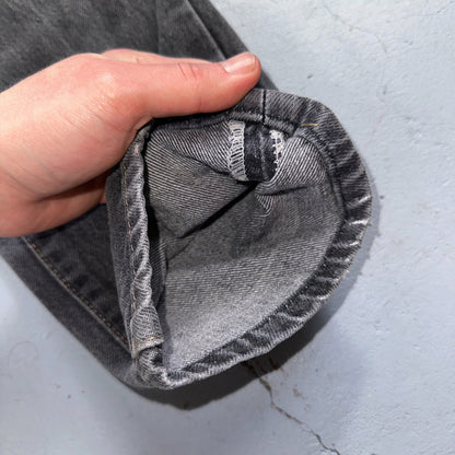 Levis 501 Vintage 80s USA XX Straight Leg Jeans Womens Faded Grey Wash Act 26x31