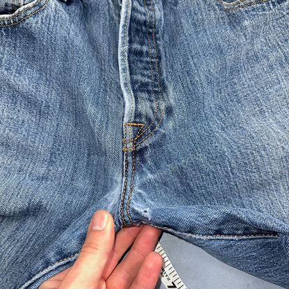 Levis 501 Vintage Y2K XX Straight Leg Jeans 32x34 Med Wash 2000s Act 31x30