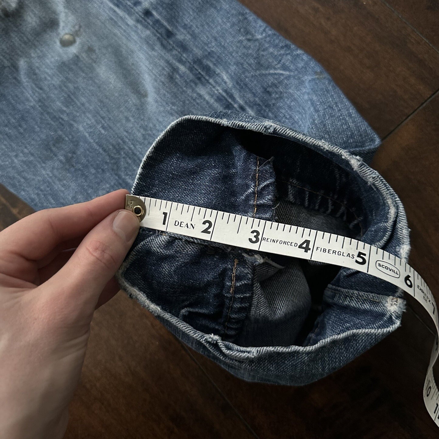 Levis 501 XX Big E True Vintage 60s Redline Selvedge Denim Jeans 1960s 32x28 31