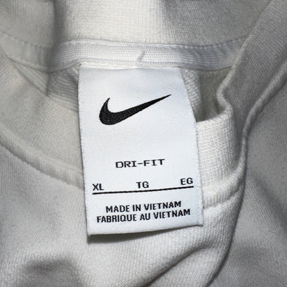 Nike Mens Sweatshirt Dri-Fit Pullover Sz XL White Cream Sweater DV7974-133