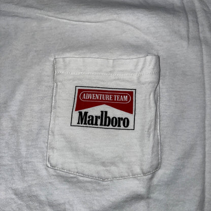 Vintage Marlboro Tee Shirt XL 90s Rafting Promo Single Stitch Sports Smoke