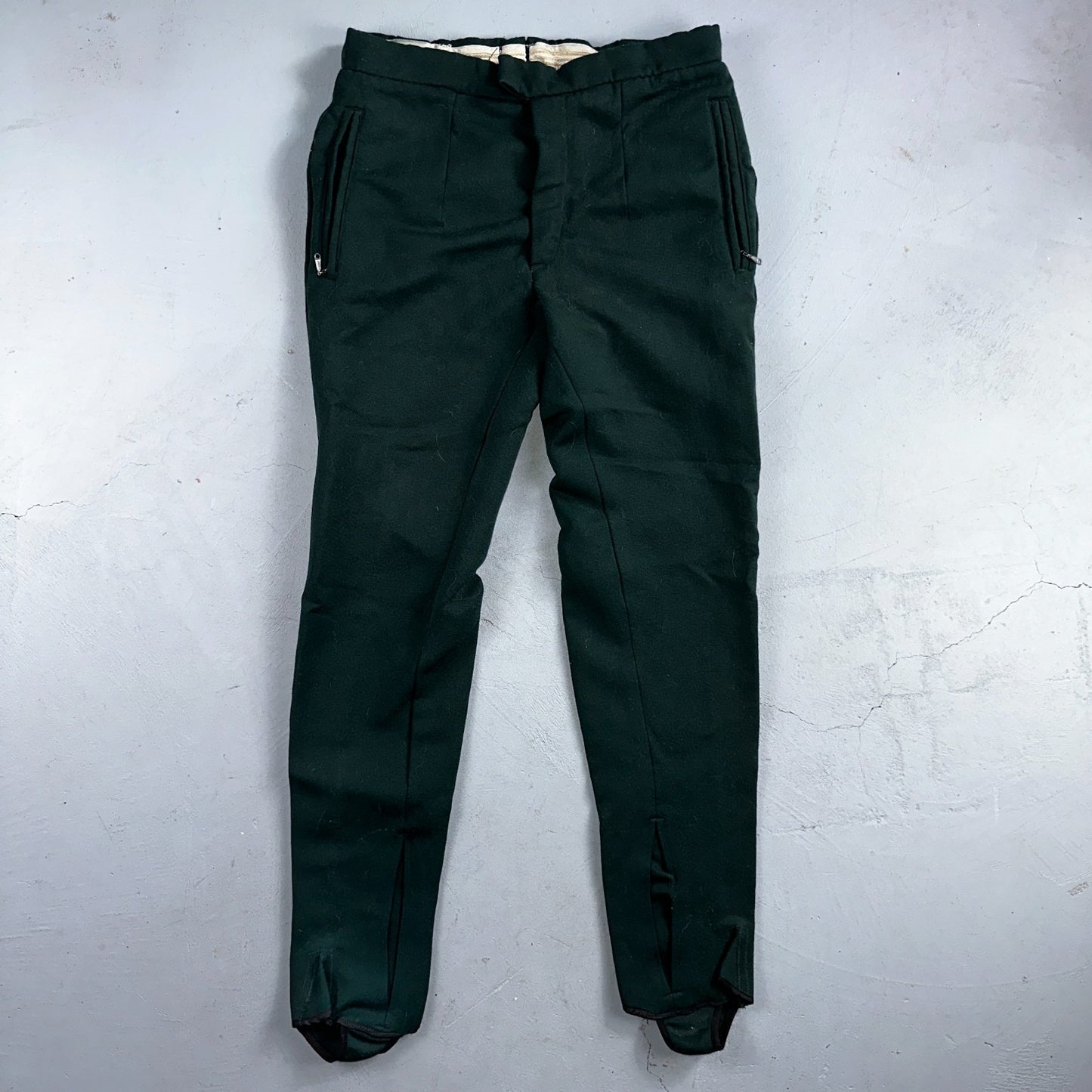 Vintage 1960s Othmar Schneider Sears Roebuck Green Ski Pants Sz S Snow 60s